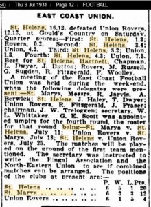 1931 9th July St Helens